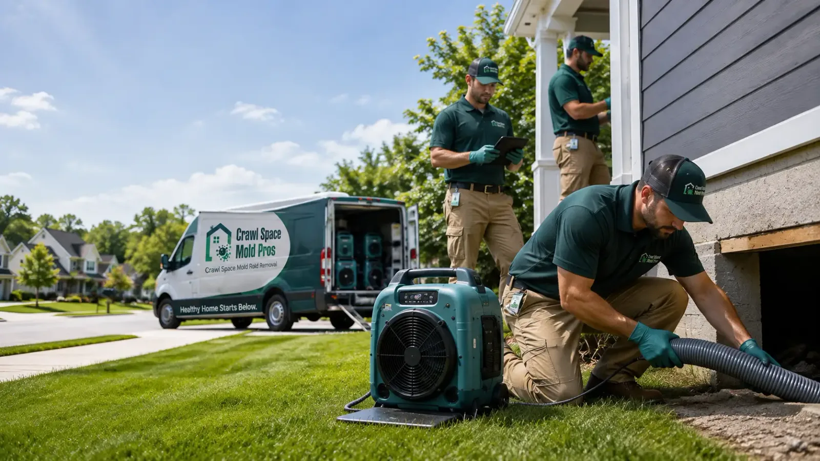 Crawl Space Mold Removal in Pico Rivera, CA